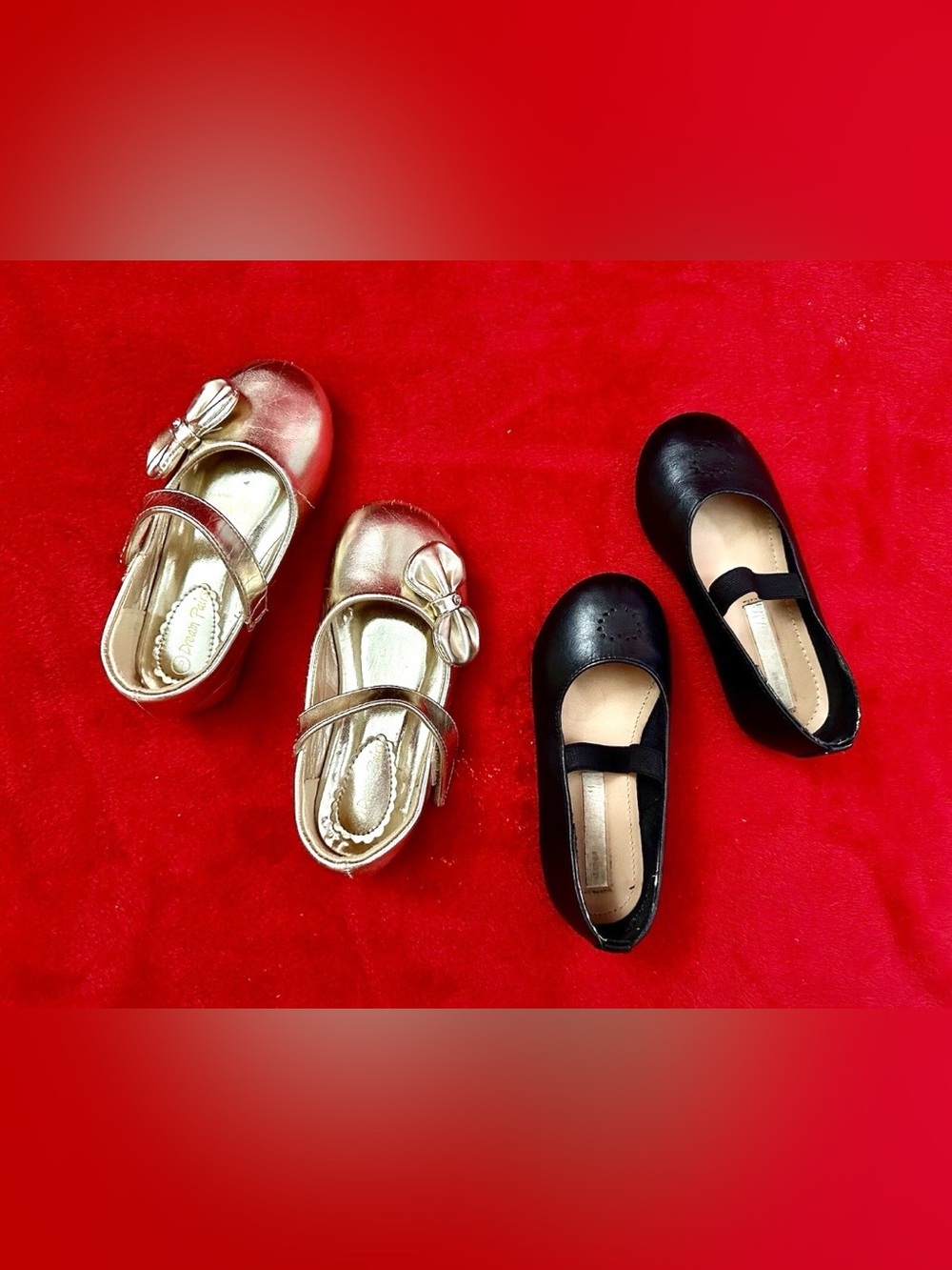Lot of 2 Girl Cute Dress Shoes Size 8 Leather Excellent Condition